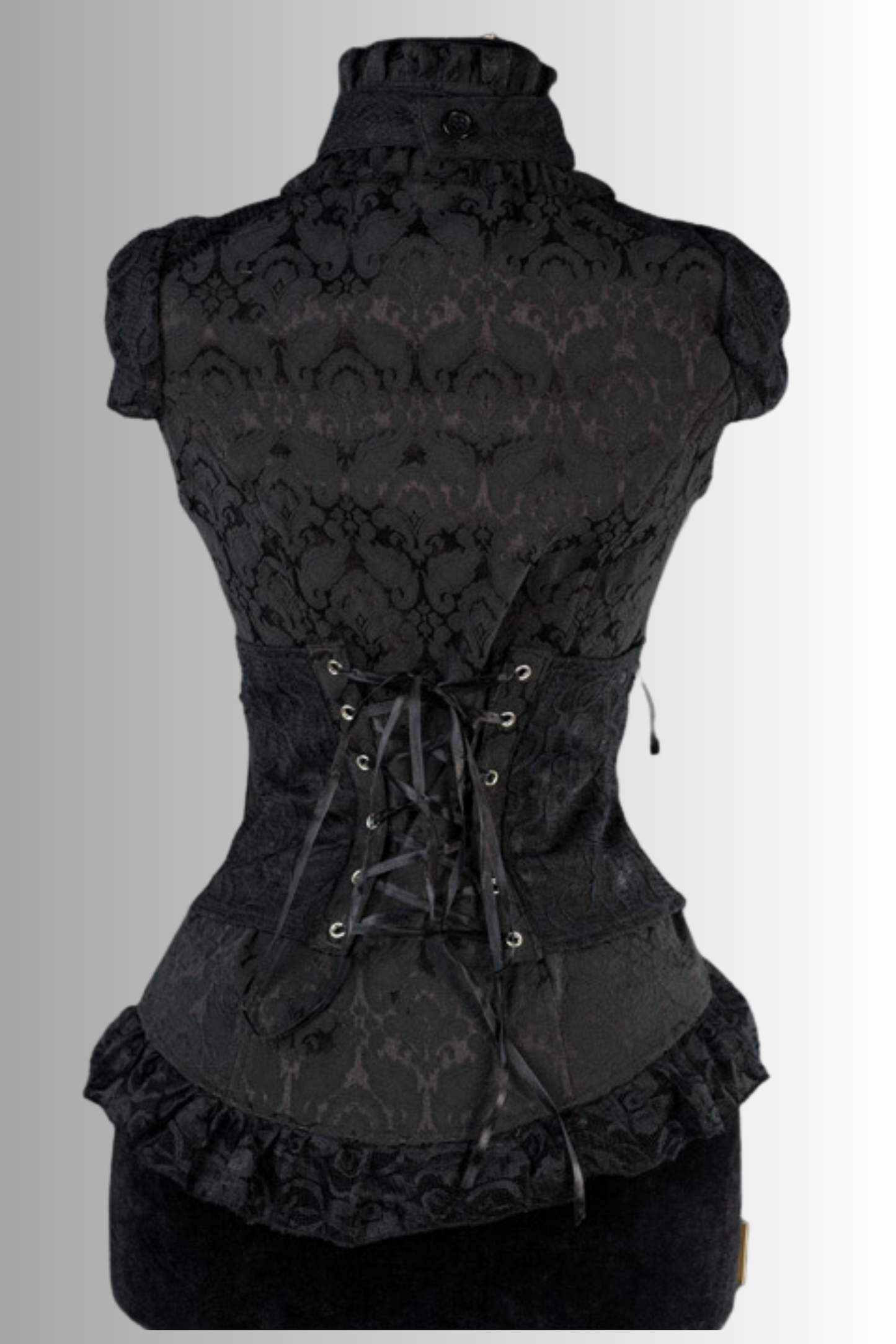 Gothic Reverie Brocade Laced Shirt