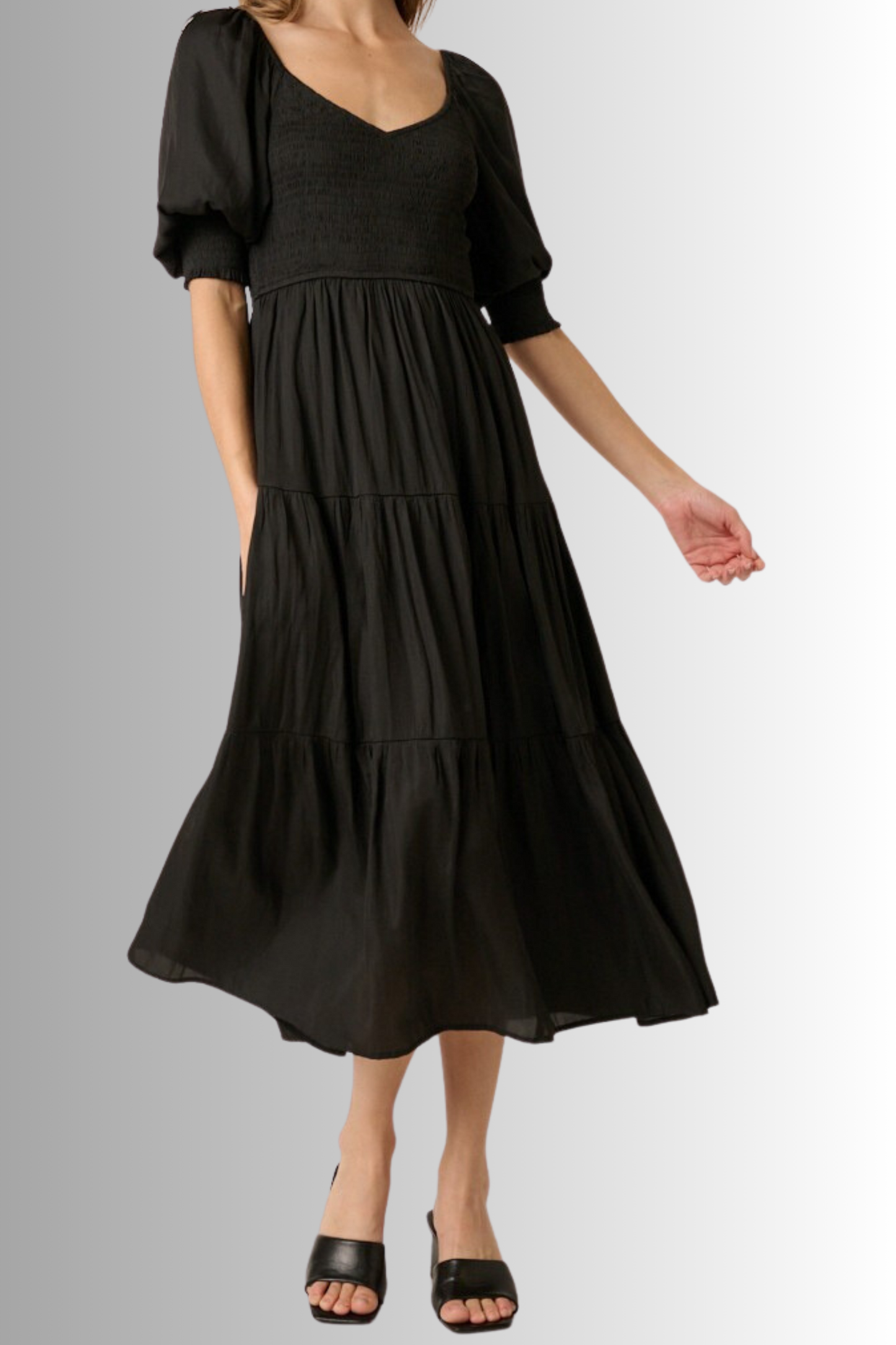 DARK WIDOW MODEST MAXI DRESS