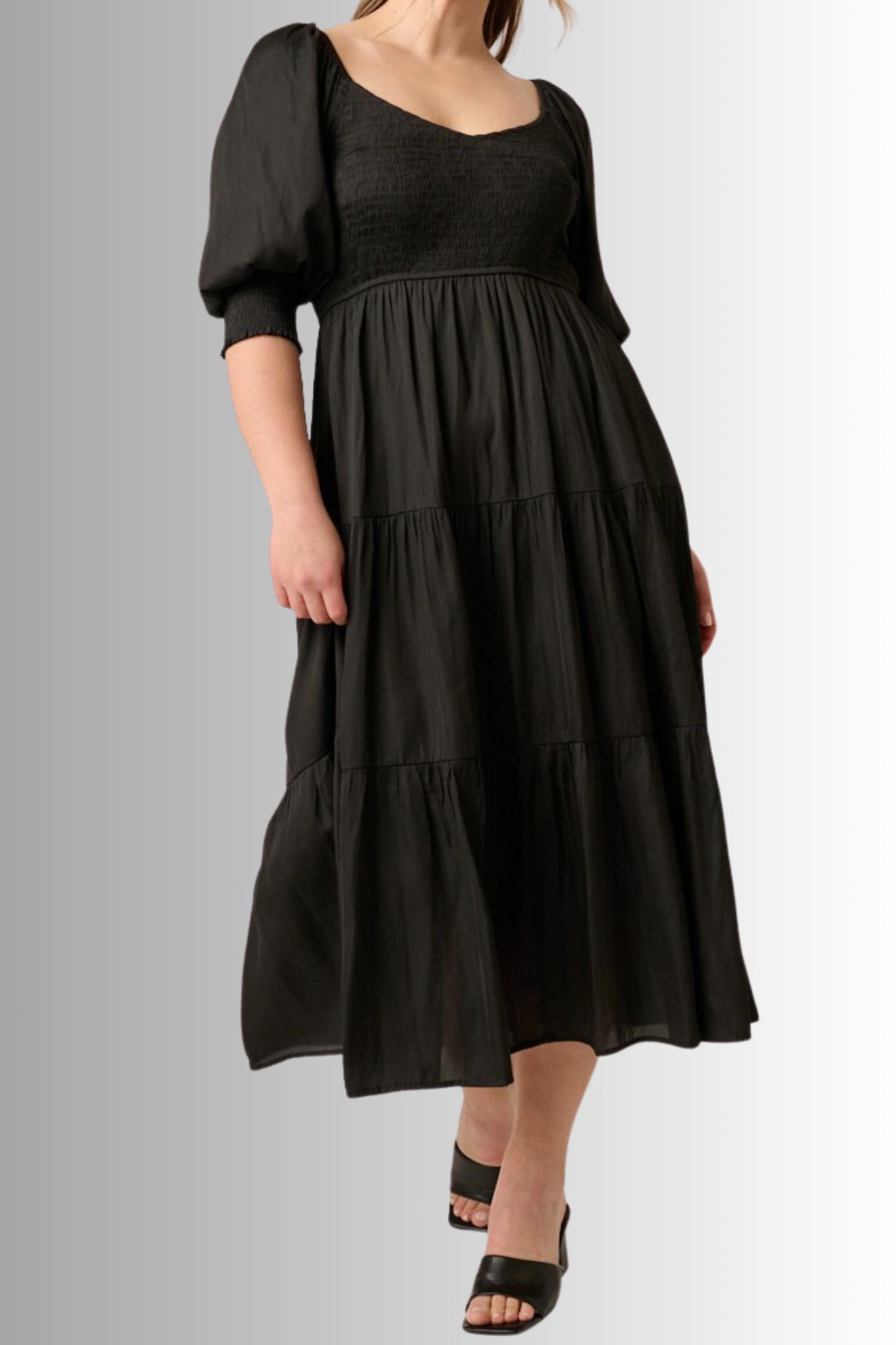 DARK WIDOW MODEST MAXI DRESS