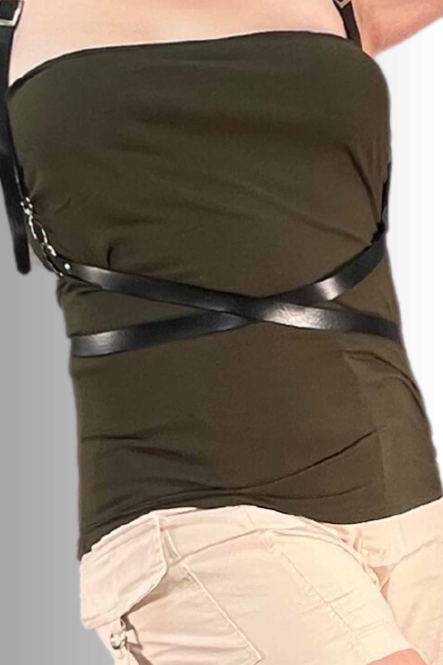 COMMANDER CURVES ARMY GREEN TUBE TOP