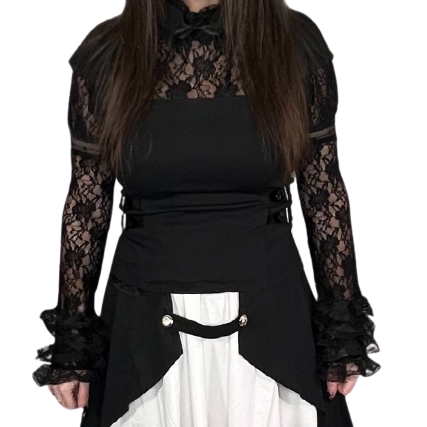 VICTORIAN LACE LONG SLEEVE BLOUSE